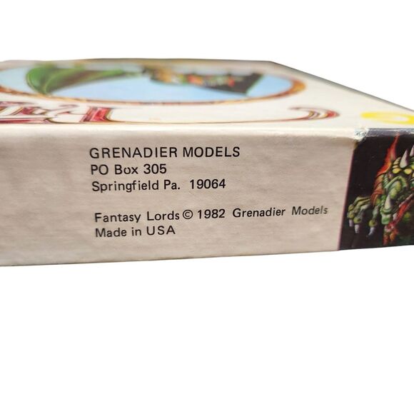 Grenadier Fantasy Lords Dragons of the Emerald Idol 6001 Metal Figure 1982 D&D - Picture 8 of 16